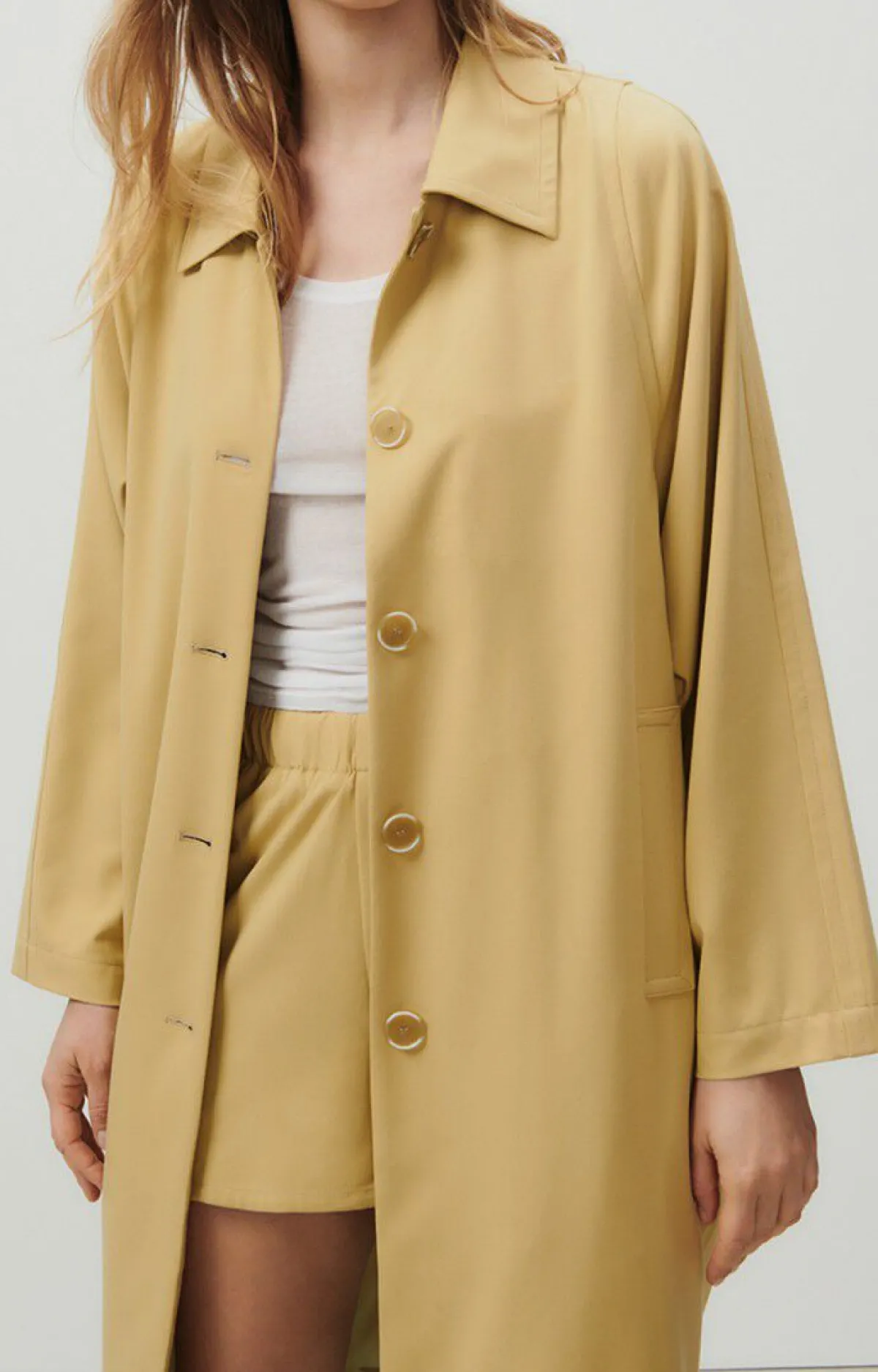 American Vintage Women'S Trench Kabird Chickpea Outlet