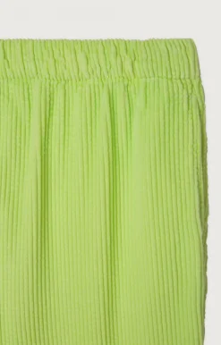 American Vintage Women'S Trousers Padow Vintage Fluorescent Yellow New