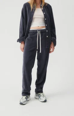 American Vintage Women'S Trousers Padow Zinc Best Sale