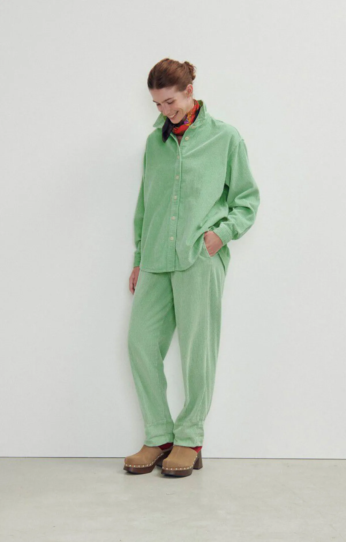 American Vintage Women'S Trousers Padow Cumcumber Vintage Outlet