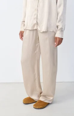 American Vintage Women'S Trousers Shaning Ecru Best