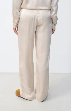 American Vintage Women'S Trousers Shaning Ecru Best
