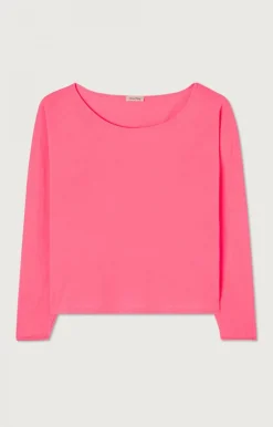 American Vintage Women'S T-Shirt Aksun Fluo Pink Best