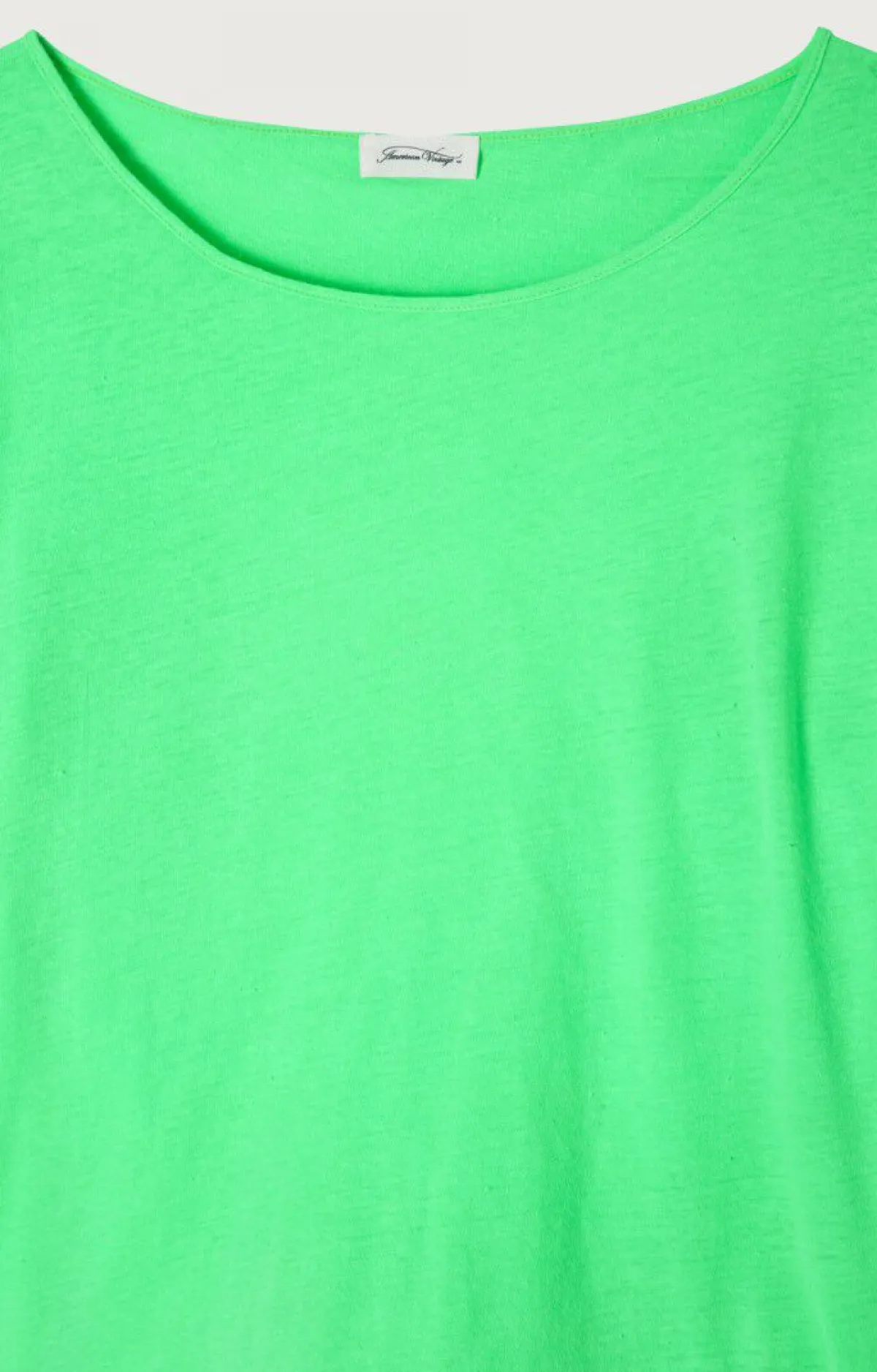 American Vintage Women'S T-Shirt Aksun Flashy Green Store