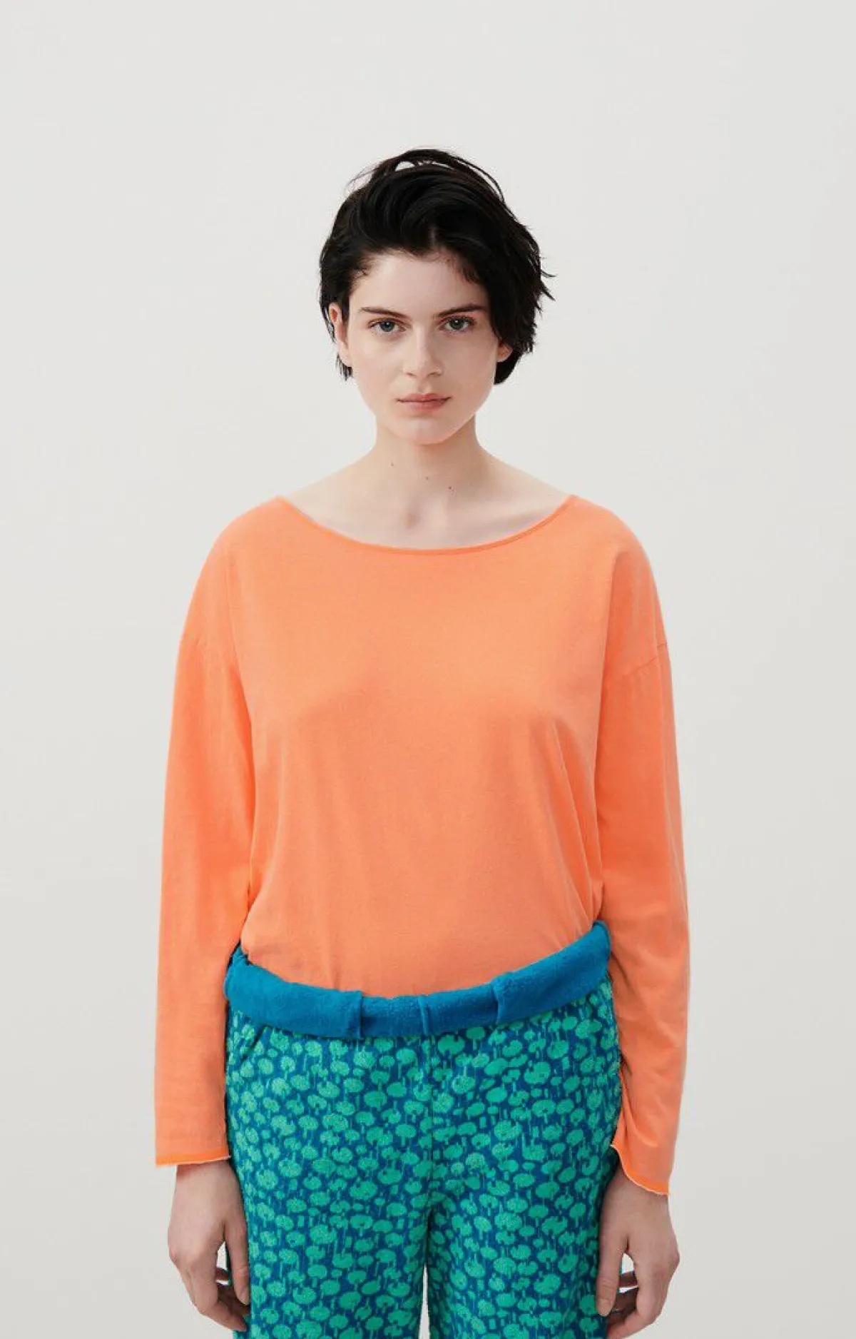 American Vintage Women'S T-Shirt Aksun Fluorescent Orange Cheap