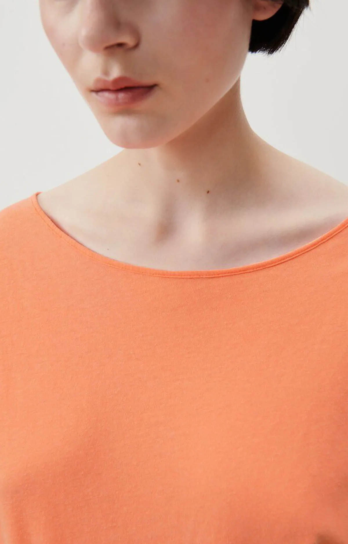American Vintage Women'S T-Shirt Aksun Fluorescent Orange Cheap