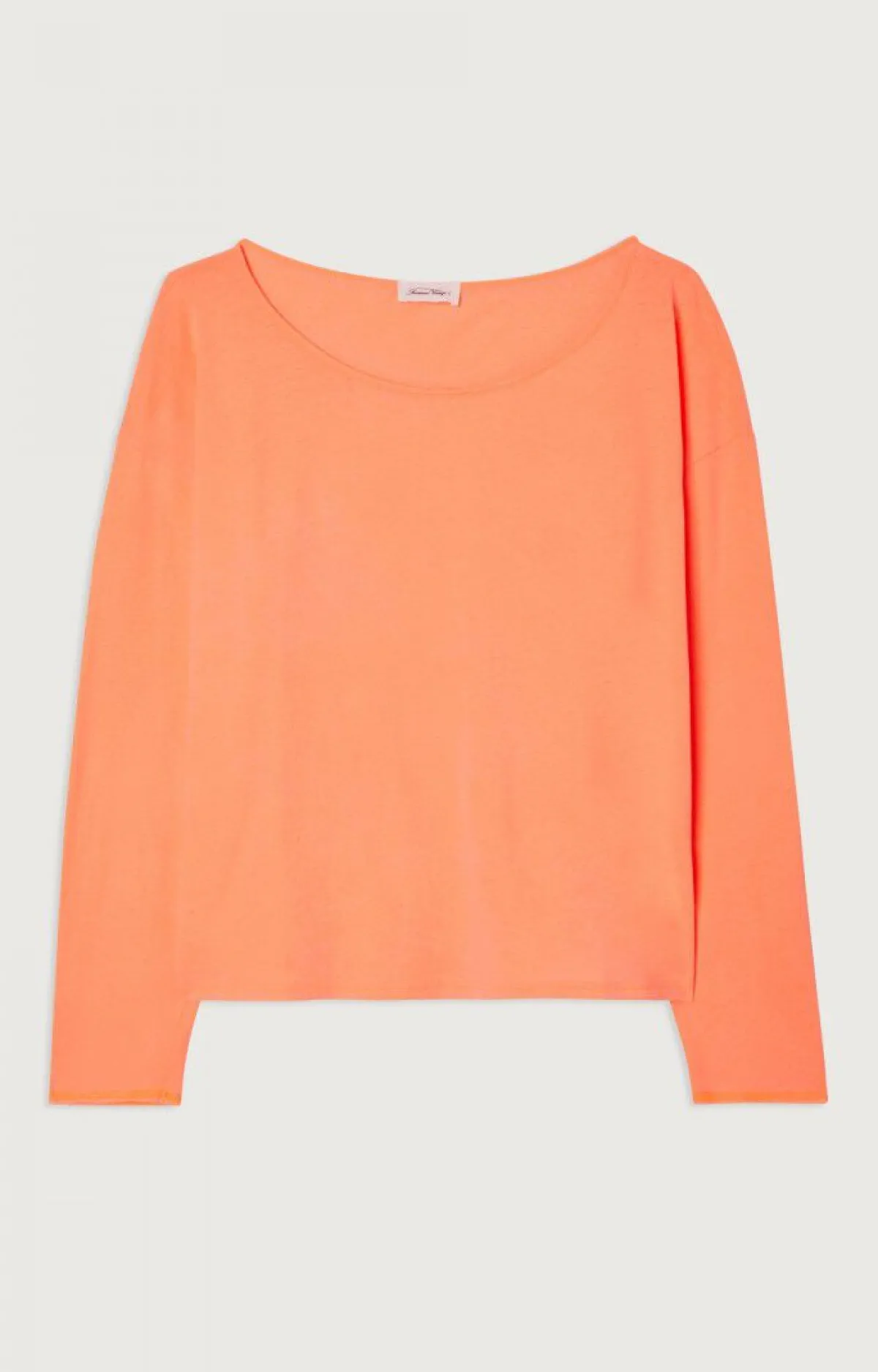 American Vintage Women'S T-Shirt Aksun Fluorescent Orange Cheap
