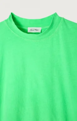 American Vintage Women'S T-Shirt Aksun Flashy Green Best