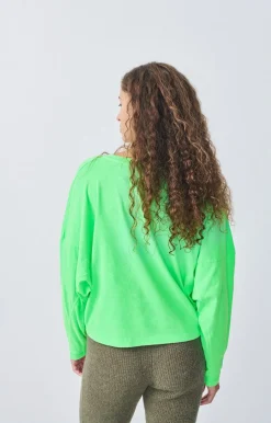 American Vintage Women'S T-Shirt Aksun Flashy Green Best Sale