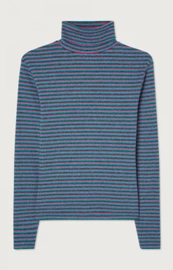American Vintage Women'S T-Shirt Asiloo Tricolor Stripes Best Sale