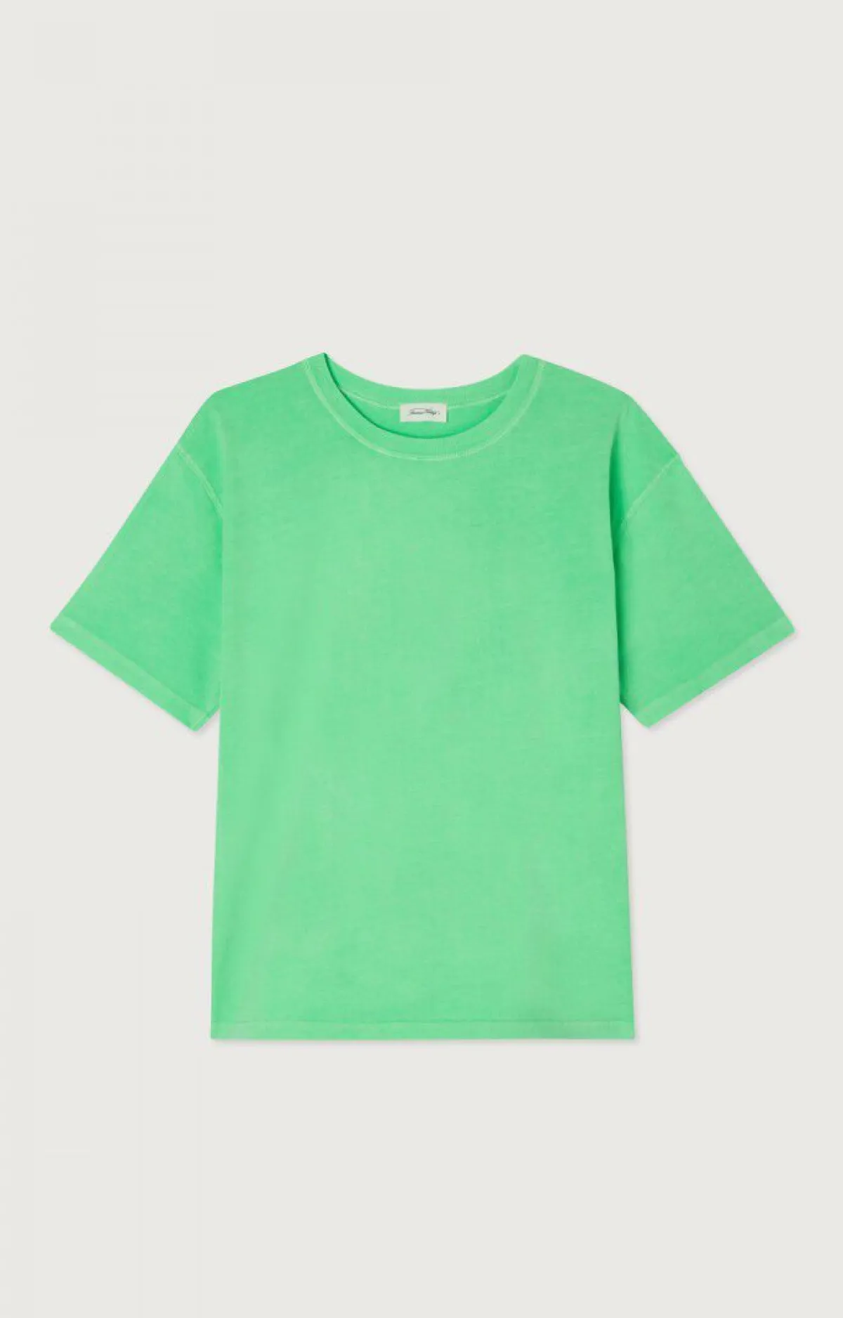 American Vintage Women'S T-Shirt Fizvalley Flashy Green Discount