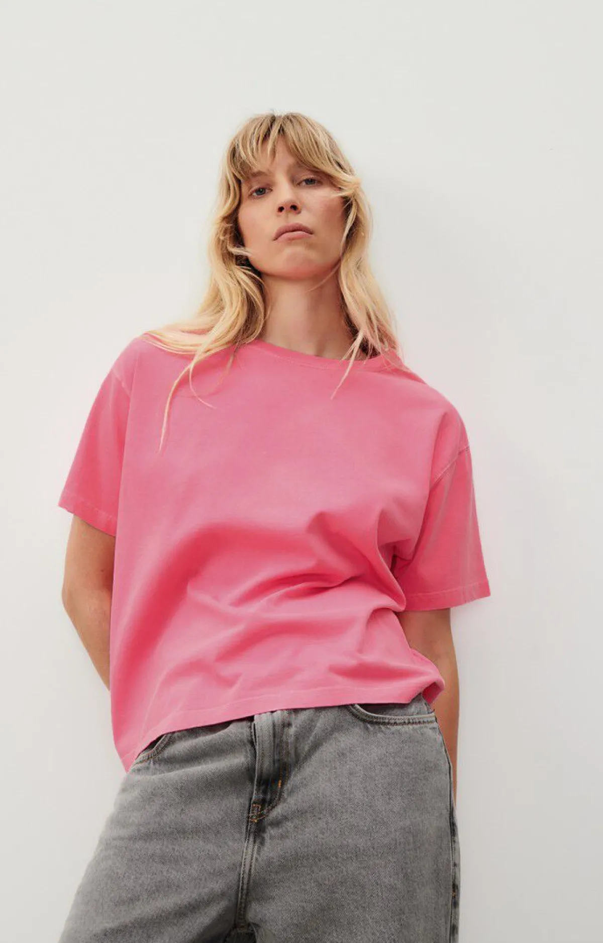 American Vintage Women'S T-Shirt Fizvalley Fluo Pink Best