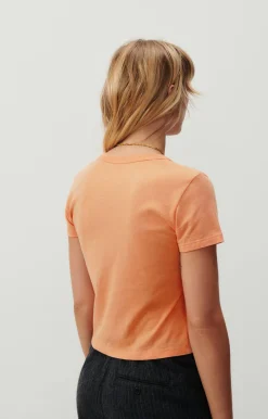 American Vintage Women'S T-Shirt Gamipy Cantaloupe Discount