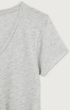 American Vintage Women'S T-Shirt Jacksonville Polar Melange Online