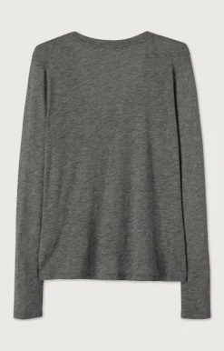 American Vintage Women'S T-Shirt Jacksonville Charcoal Melange Cheap