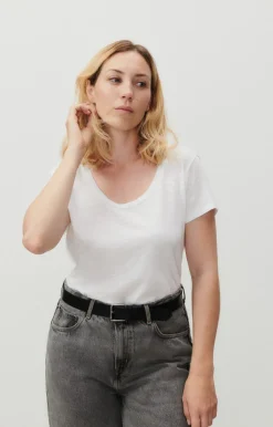 American Vintage Women'S T-Shirt Jacksonville White Cheap