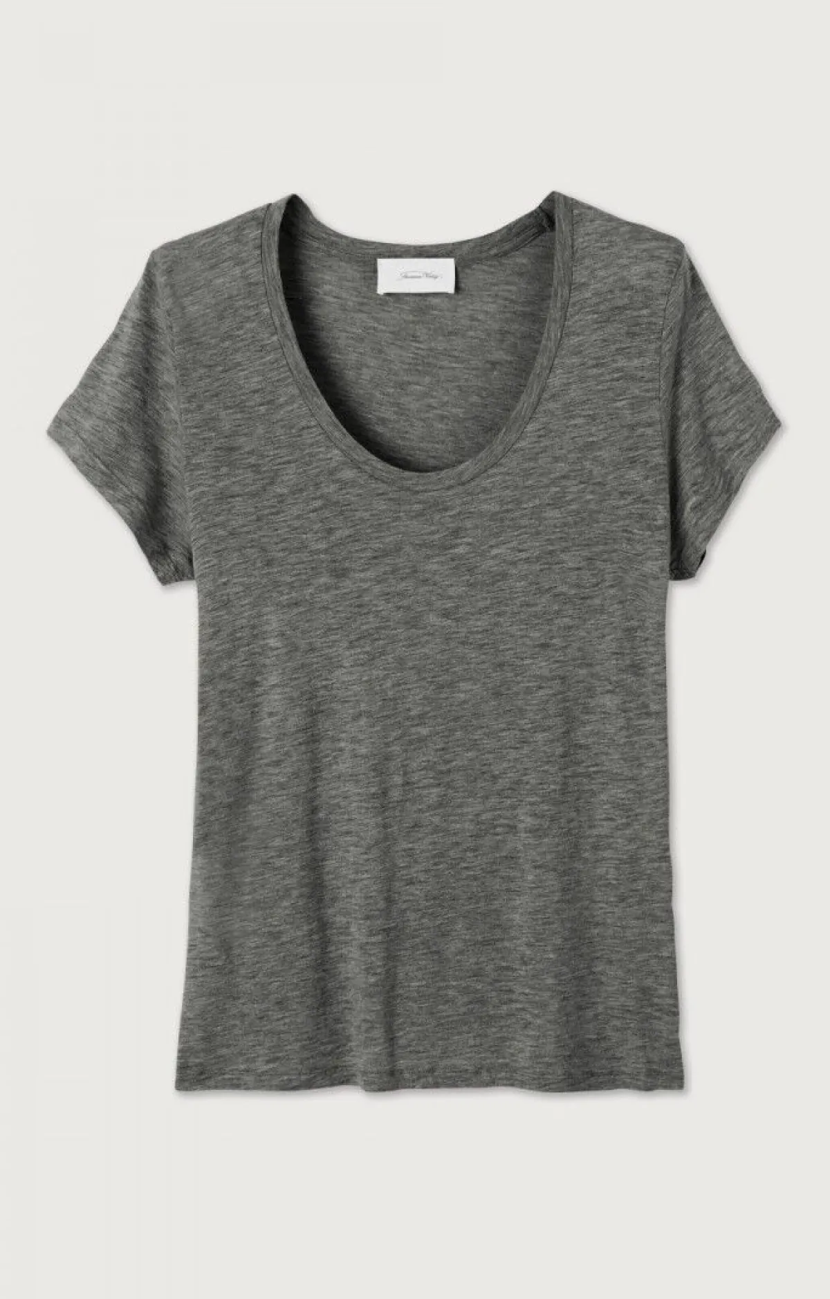 American Vintage Women'S T-Shirt Jacksonville Charcoal Melange Discount