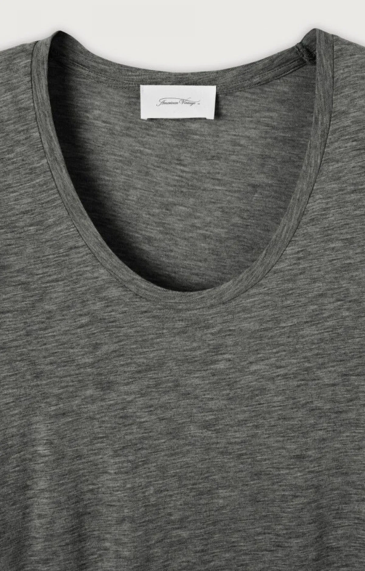 American Vintage Women'S T-Shirt Jacksonville Charcoal Melange Discount