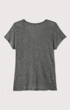 American Vintage Women'S T-Shirt Jacksonville Charcoal Melange Discount