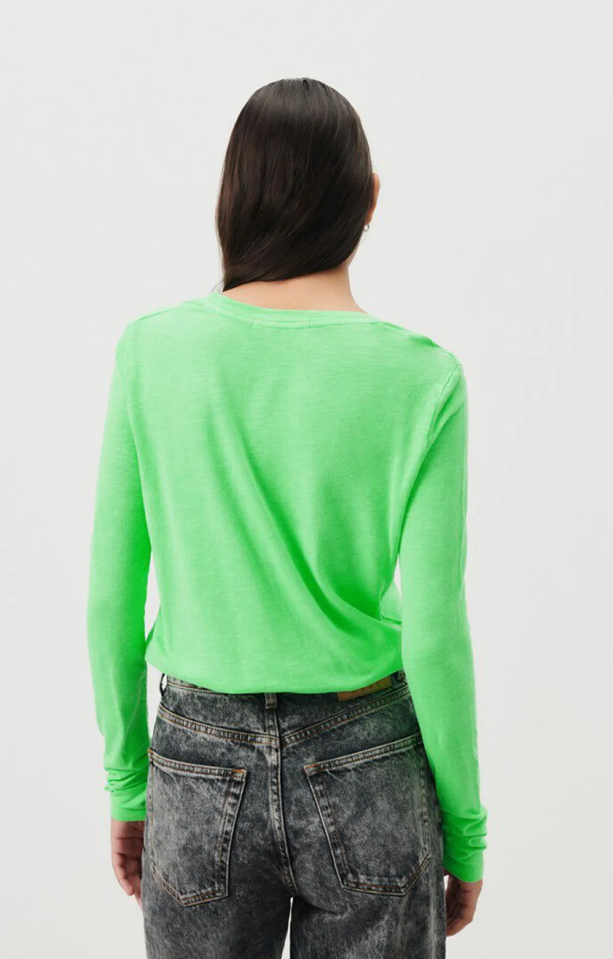 American Vintage Women'S T-Shirt Jacksonville Flashy Green Flash Sale