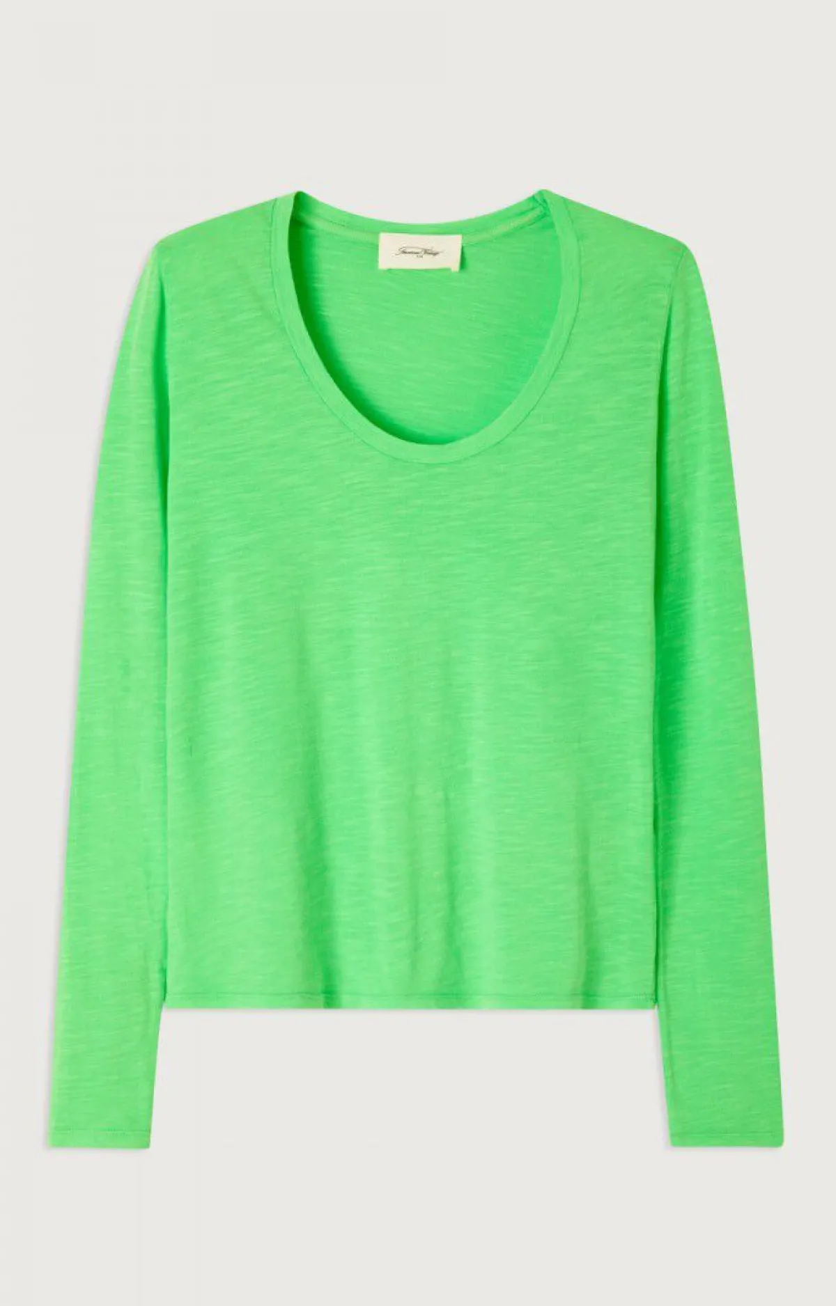 American Vintage Women'S T-Shirt Jacksonville Flashy Green Flash Sale