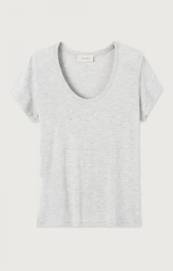 American Vintage Women'S T-Shirt Jacksonville Polar Melange Fashion