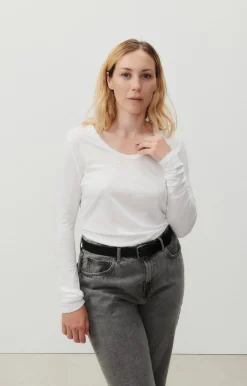 American Vintage Women'S T-Shirt Jacksonville White Best Sale
