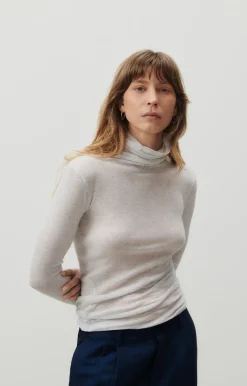 American Vintage Women'S T-Shirt Massachusetts Heather Grey Online