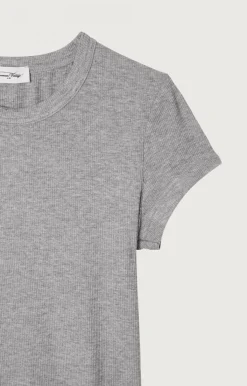 American Vintage Women'S T-Shirt Odyl Heather Grey Online