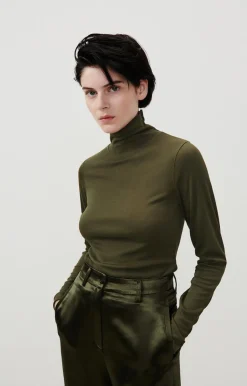 American Vintage Women'S T-Shirt Rowkow Khaki Best