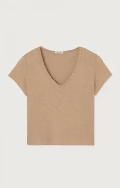 American Vintage Women'S T-Shirt Sonoma Macadamia Vintage New