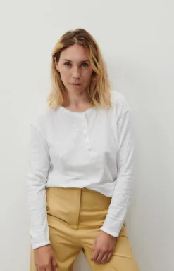 American Vintage Women'S T-Shirt Sonoma White Flash Sale