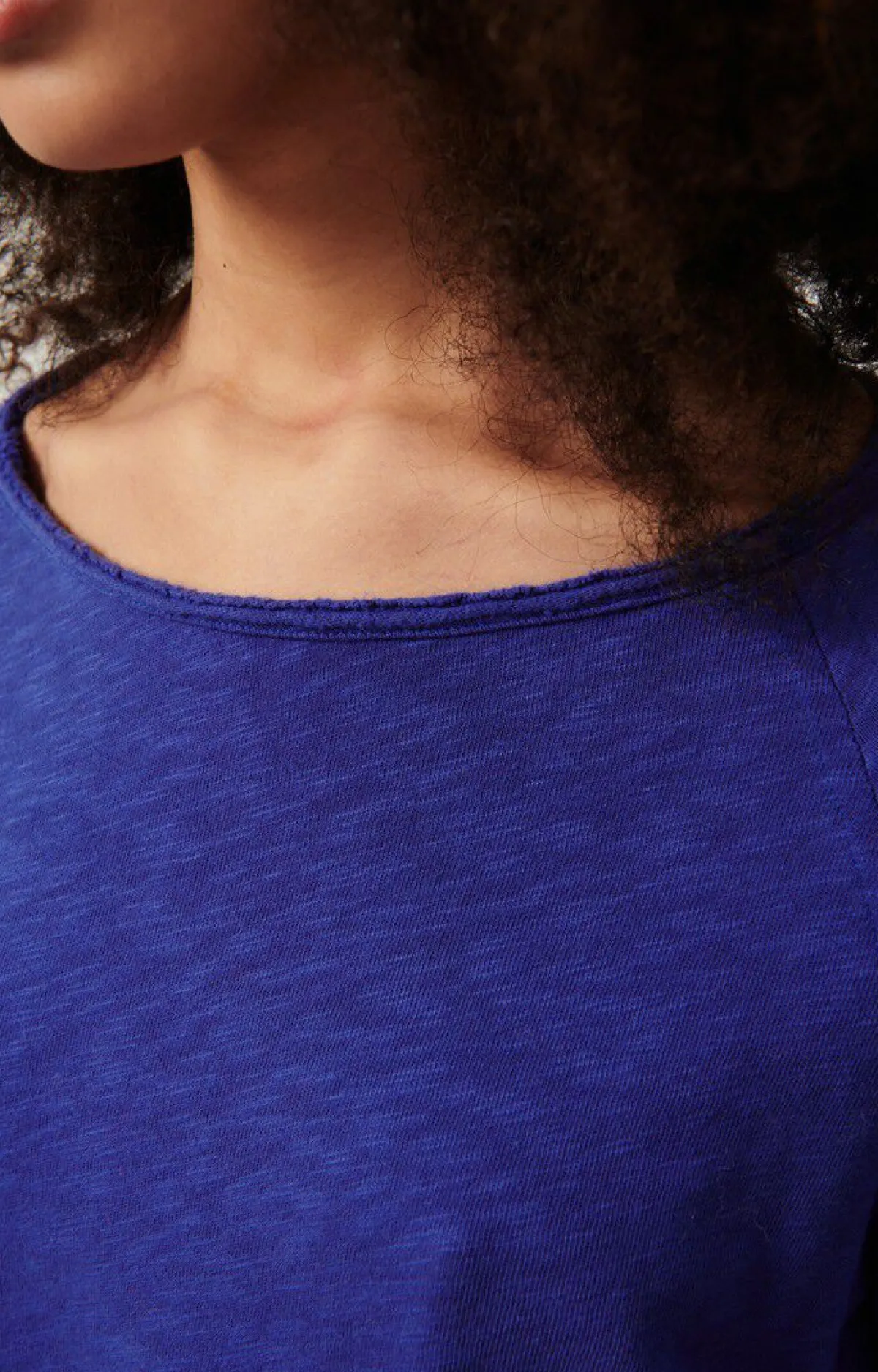 American Vintage Women'S T-Shirt Sonoma Vintage Royal Blue Flash Sale