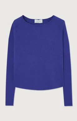 American Vintage Women'S T-Shirt Sonoma Vintage Royal Blue Flash Sale
