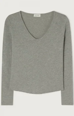 American Vintage Women'S T-Shirt Sonoma Heather Grey Shop