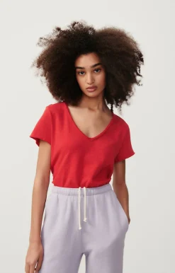 American Vintage Women'S T-Shirt Sonoma Vintage Candy Apple Hot