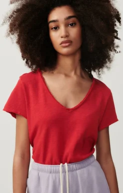 American Vintage Women'S T-Shirt Sonoma Vintage Candy Apple Hot