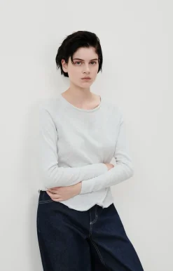 American Vintage Women'S T-Shirt Sonoma Arctic Melange Online