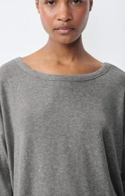 American Vintage Women'S T-Shirt Vetington Heather Grey Flash Sale