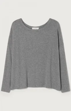 American Vintage Women'S T-Shirt Vetington Heather Grey Flash Sale