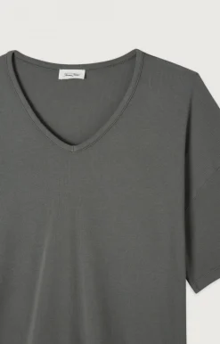 American Vintage Women'S T-Shirt Zelym Metal Vintage New