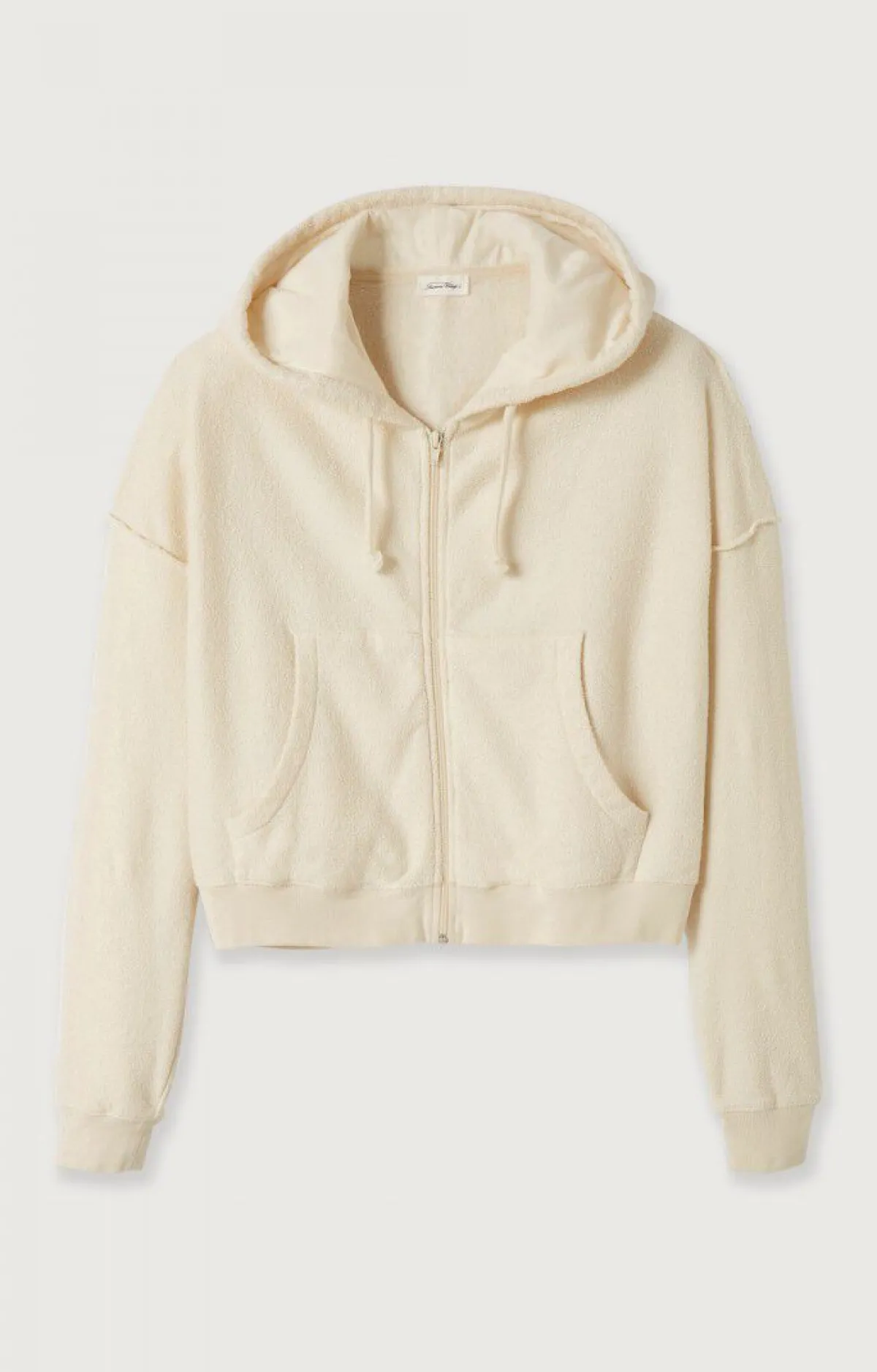 American Vintage Women'S Zipped Hoodie Bobypark Ecru Best