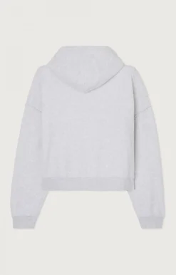 American Vintage Women'S Zipped Hoodie Bobypark Arctic Melange Shop