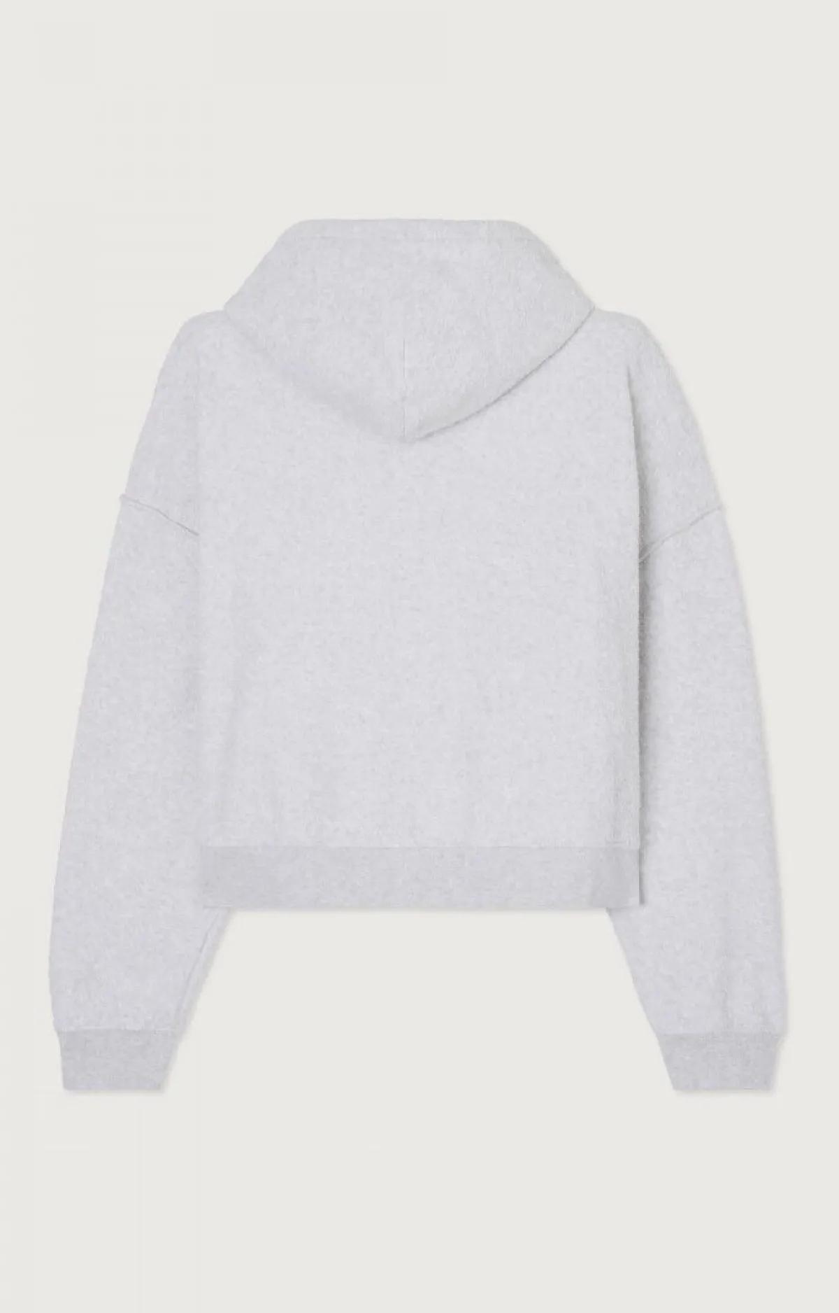 American Vintage Women'S Zipped Hoodie Bobypark Arctic Melange Shop