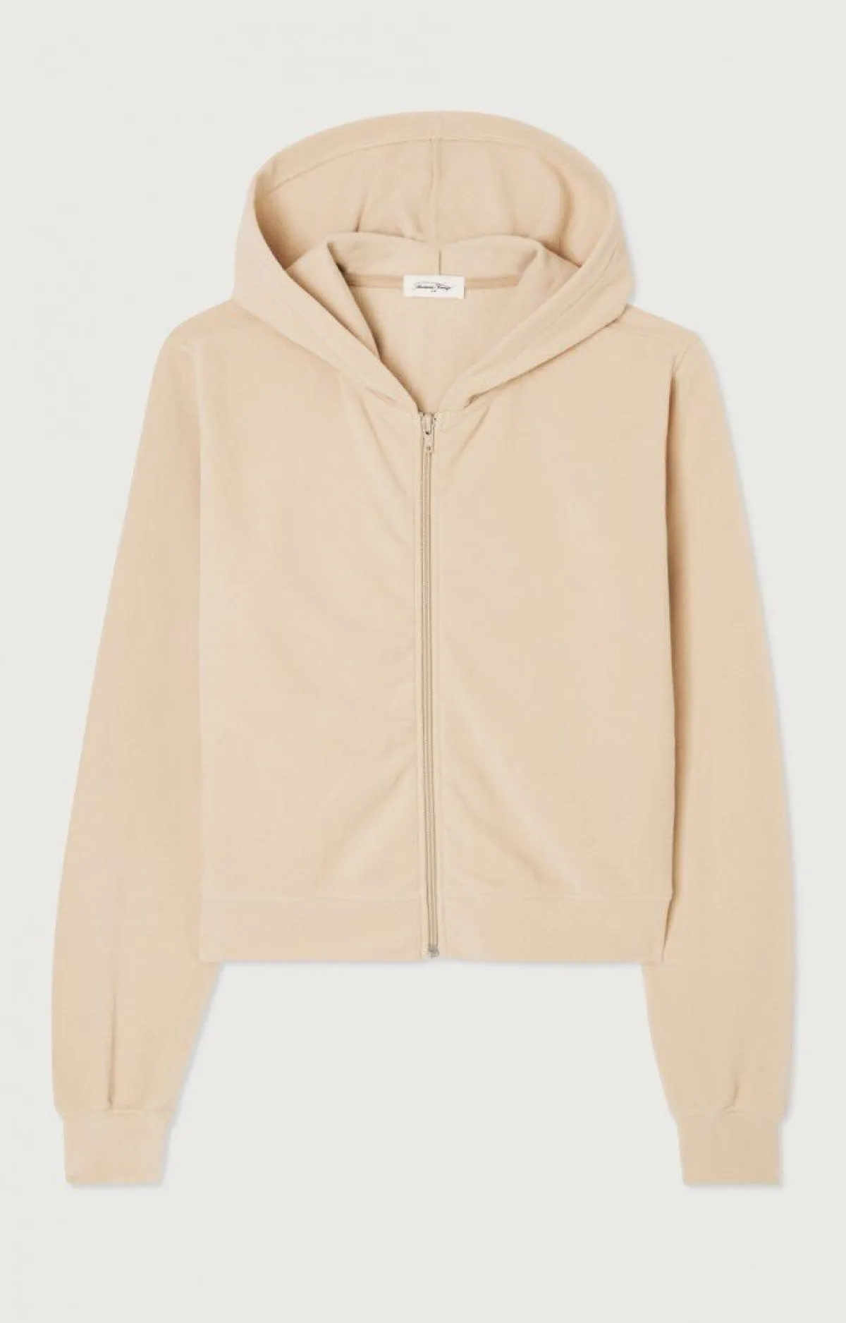 American Vintage Women'S Zipped Hoodie Wymotown Nude Best