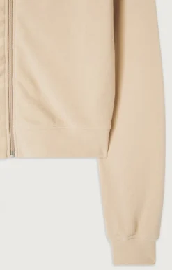 American Vintage Women'S Zipped Hoodie Wymotown Nude Best