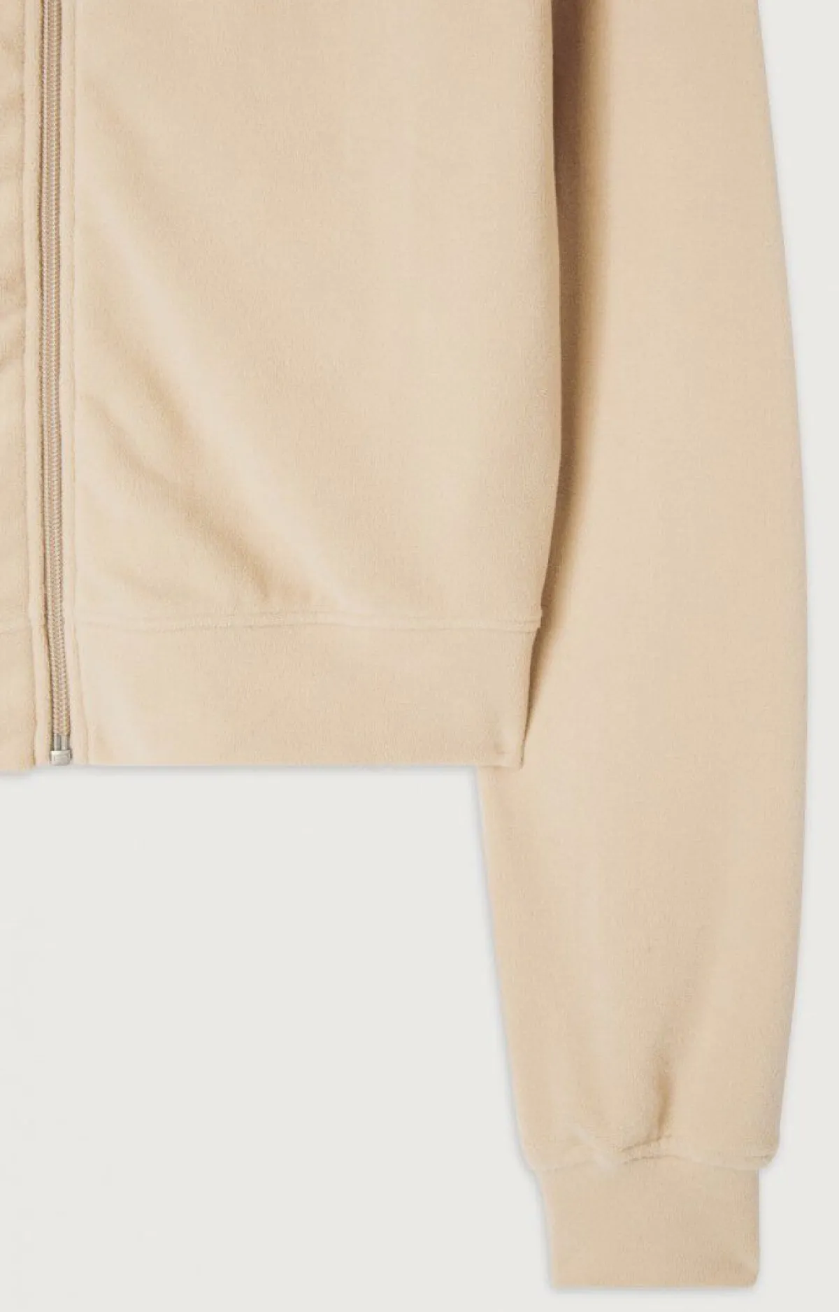American Vintage Women'S Zipped Hoodie Wymotown Nude Best