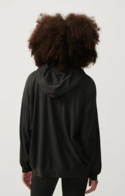 American Vintage Women'S Zipped Hoodie Ypawood Carbon Melange Shop