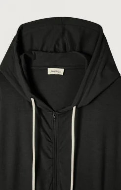 American Vintage Women'S Zipped Hoodie Ypawood Carbon Melange Shop