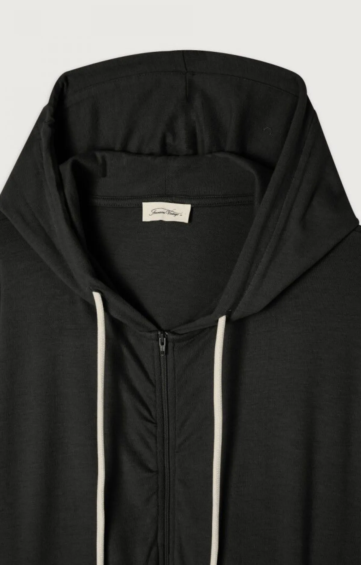 American Vintage Women'S Zipped Hoodie Ypawood Carbon Melange Shop